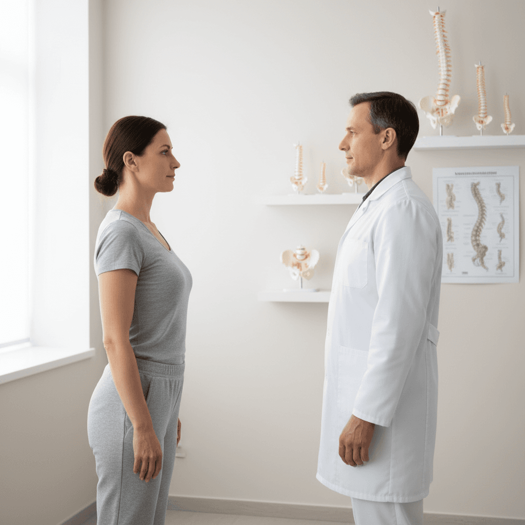 Posture correction demonstration