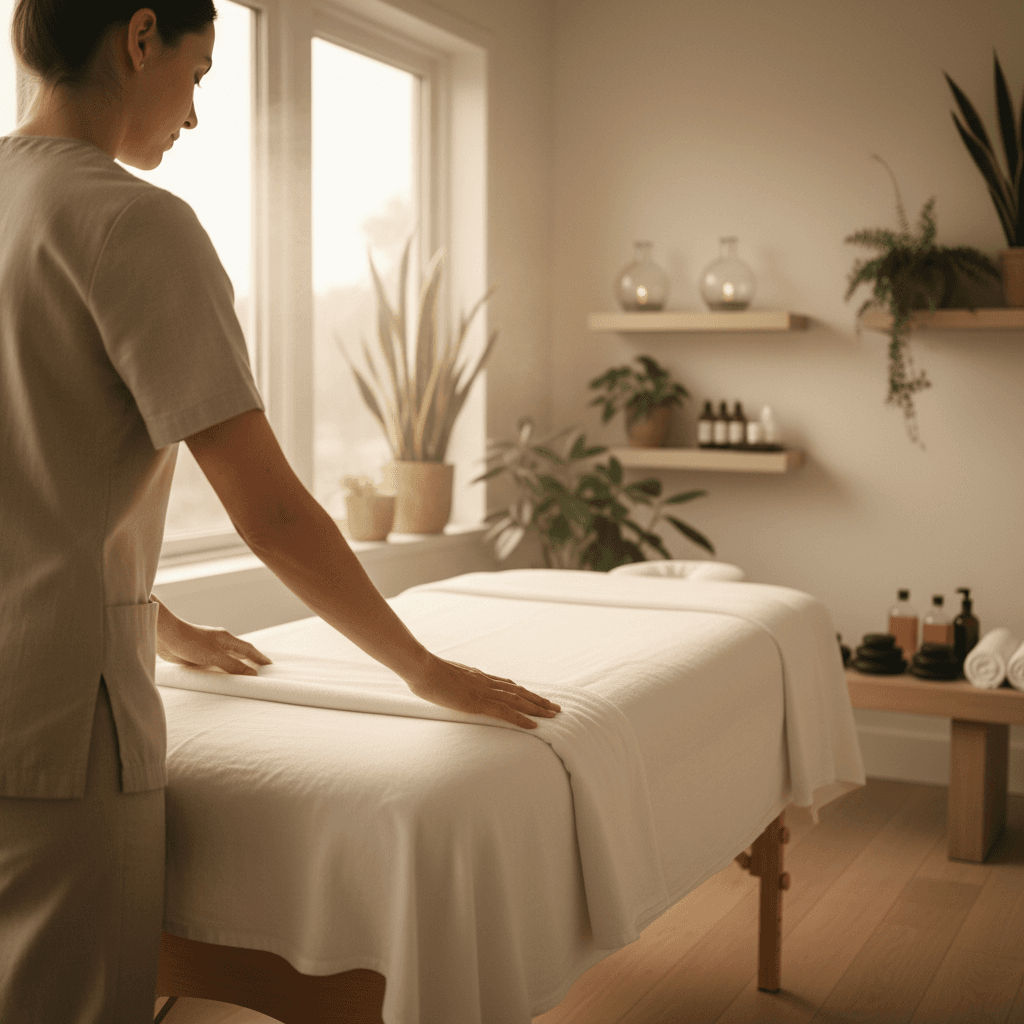 Professional vertebrology treatment room setup